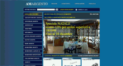 Desktop Screenshot of amargento.it